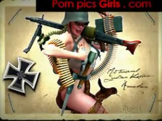 Navy girls in uniforms of the ARMY HD clip NEW !!!