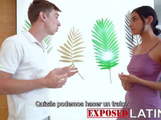 ExposedLatinas - Latina teen does everything to get a commission - Fernanda Love