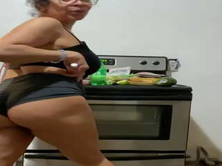 Anna maria grown-up latina fascinating Dominican MILF in black Part 3