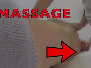 Massage Hidden Camera Records Fat Wife Groping Masseur's dick