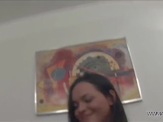 Ass fisting before hardcore fuck for young brunette mistress