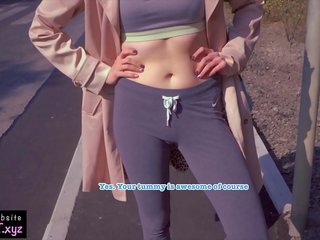 Public Agent Pickup 18 deity for Pizza &sol; Outdoor adult video and Sloppy Blowjob