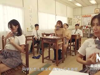 Trailer-MDHS-0009-Model superior Sexual Lesson School-Midterm Exam-Xu Lei-Best Original Asia sex film video