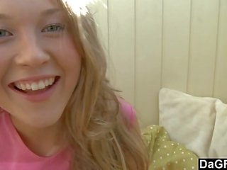 Blonde Teen Moaning In Pleasure While Masturbating <span class=duration>- 5 min</span>