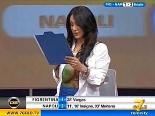 Marika Fruscio nuda in diretta tv - Diretta Stadio