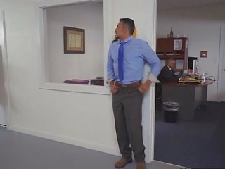 Teen Victoria Valencia Sucking shaft In The Office