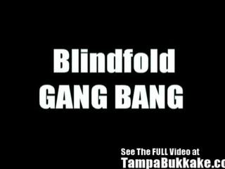 Xxx video Slave Blindfolded & Tampa Bukkake Gang Banged