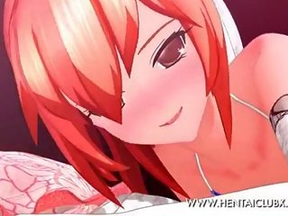 Anime girls Futanari adolescent Hikari Summer Masturbation 3D nude