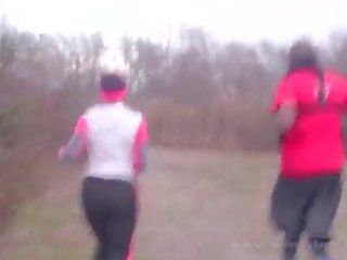 Cali kush big booty gets bang outdoors while running <span class=duration>- 6 min</span>