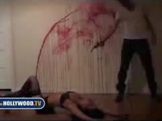 (LINDSAY LOHAN) Exclusive erotic Bloody Murder Photo films 1.
